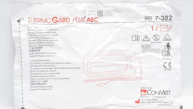 ConMed 7-382 ThermoGard Plus ABC Dual Dispersive Electrode, >15kg (x)